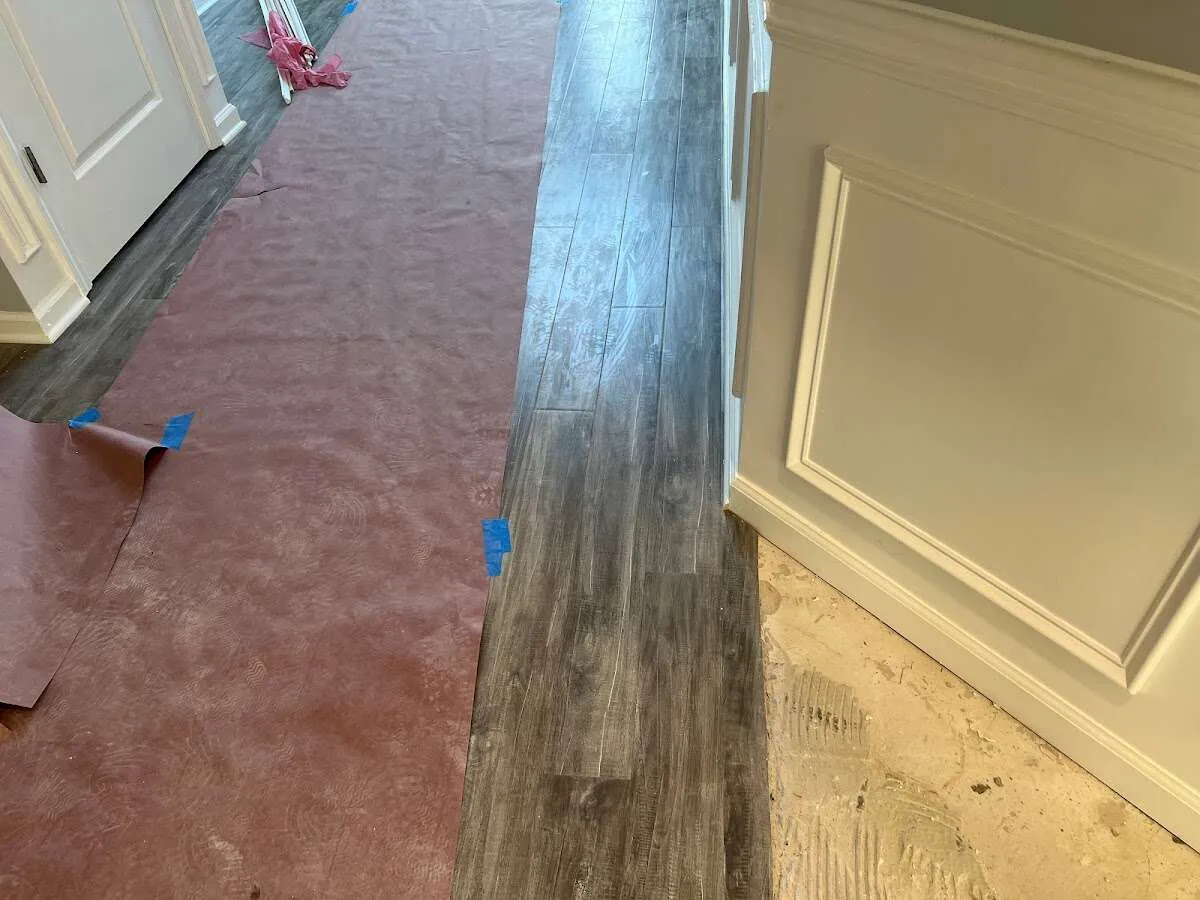 Completed marble shower restoration in Menasha